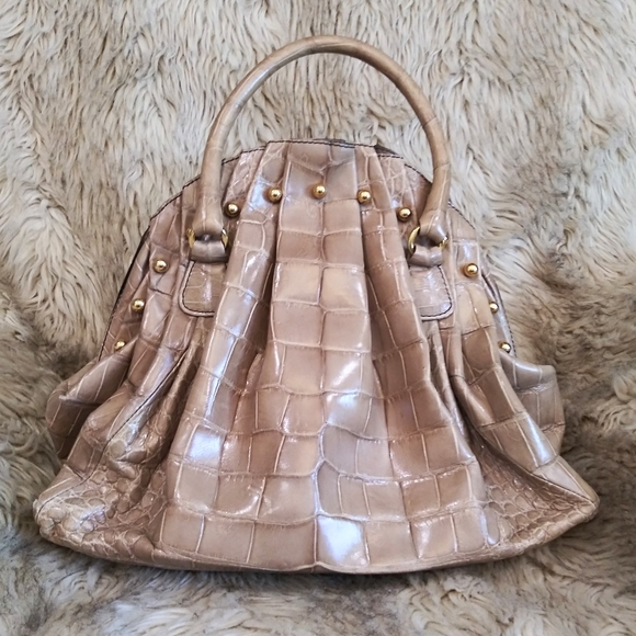 Valentino Crocodile Tan Bag - Picture 5 of 11